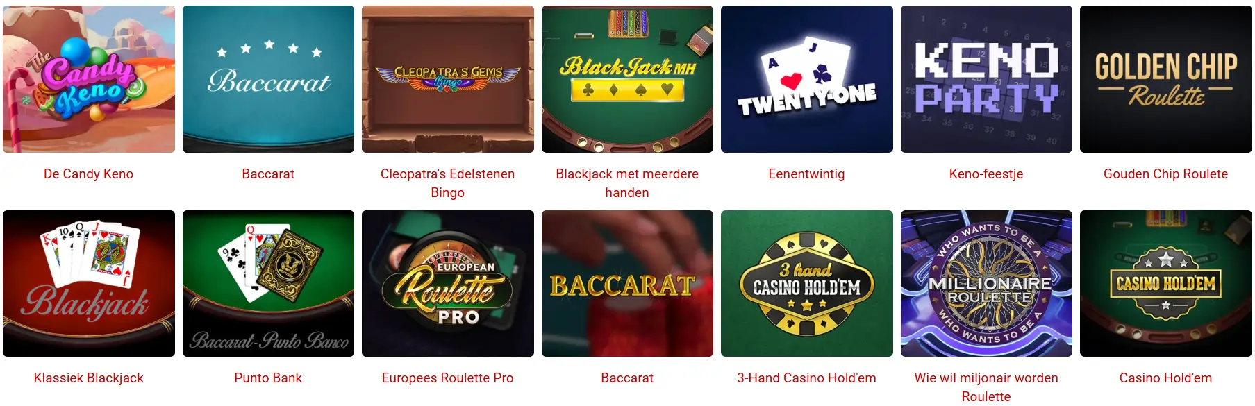 Bordspellen bij 55BetNL Casino